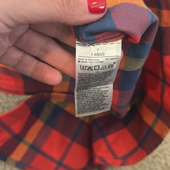 NWT Janie & Jack Plaid Shirt, 7 - Picture 8 of 8
